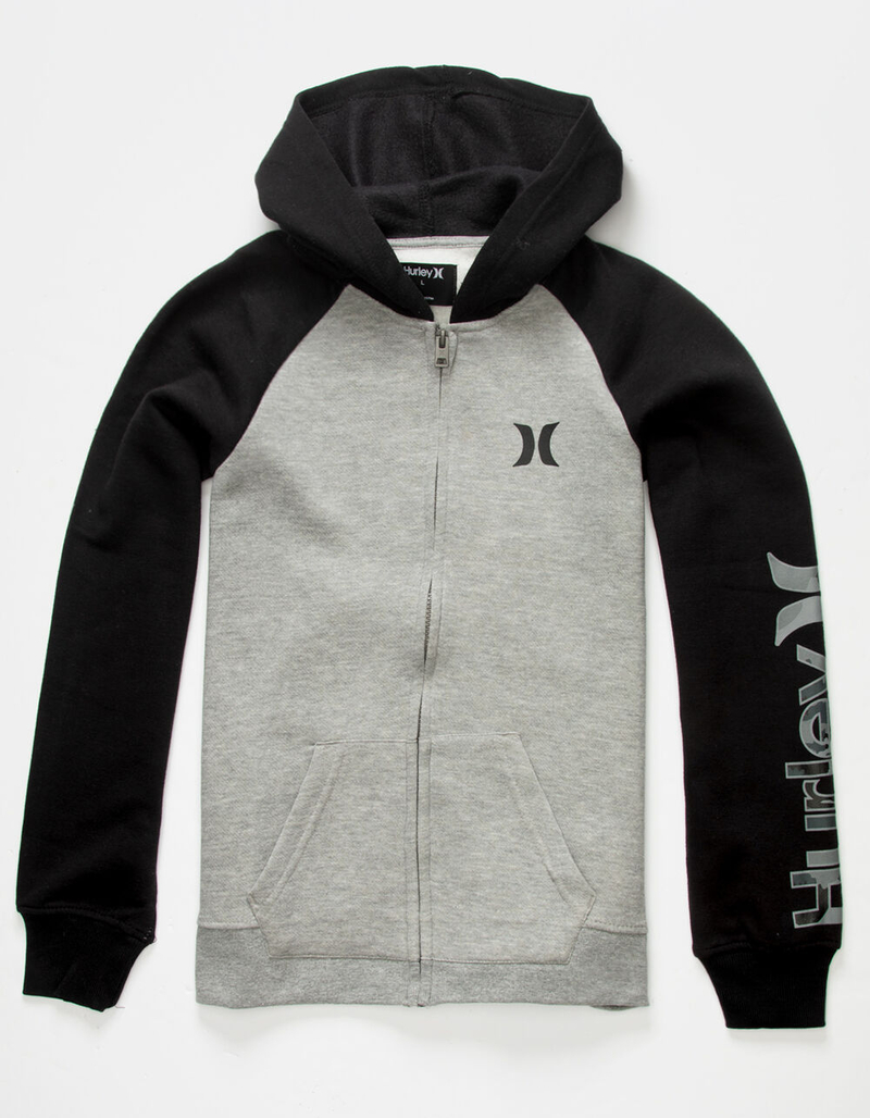 HURLEY Chest Logo Boys Zip Hoodie image number 0