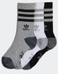 ADIDAS Originals 3 Pack Trefoil Roller Boys Crew Socks image number 1