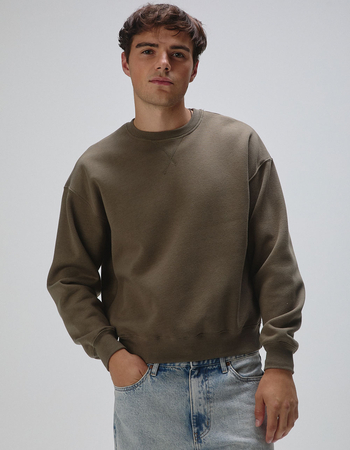 RSQ Mens Oversized Crewneck Sweatshirt Primary Image