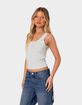EDIKTED Lover Girl Printed Tank Top image number 4