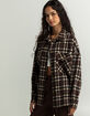 TIMING Plaid Womens Shacket image number 2