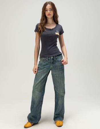 BDG Urban Outfitters Womens Henley Tee Alternative Image