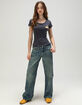 BDG Urban Outfitters Womens Henley Tee image number 2