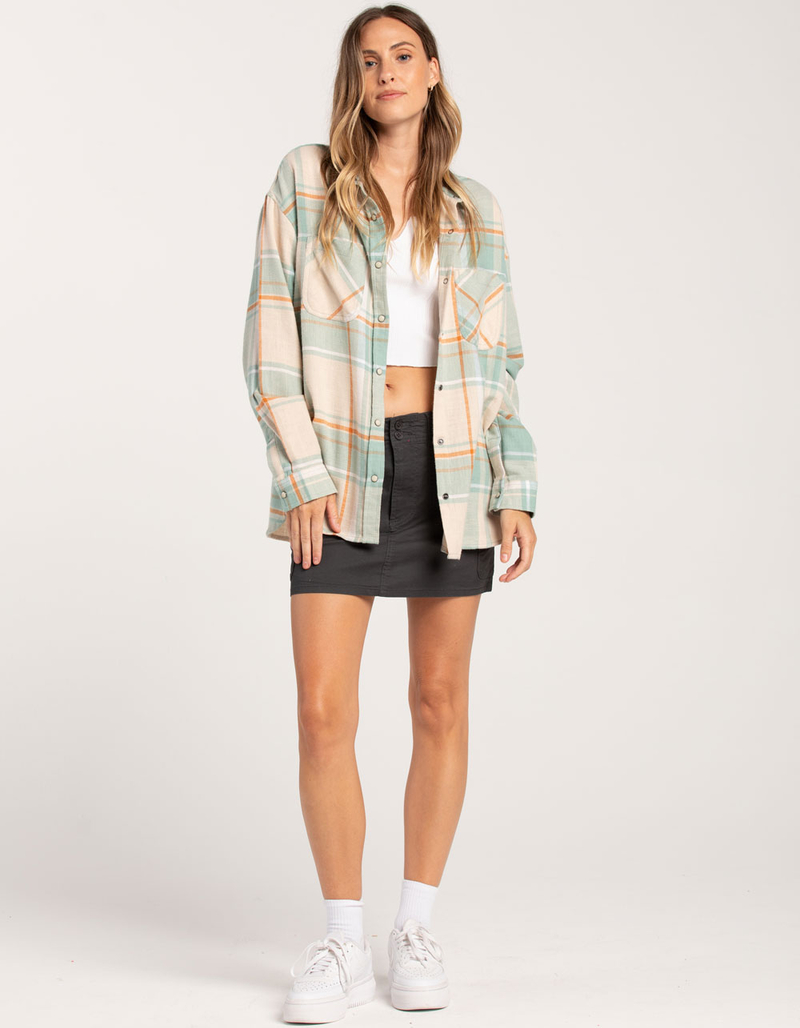 RSQ Womens Plaid Flannel image number 4