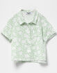 RSQ Girls Floral Camp Shirt image number 1