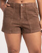 RSQ Utility Corduroy Womens Shorts image number 7