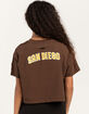 PRO STANDARD San Diego Padres Womens Crop Tee image number 1