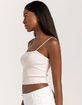 FULL TILT Ribbon Womens Rib Cami image number 3