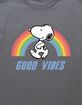 PEANUTS Rainbow Good Vibes Unisex Kids Tee image number 2