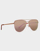 DIFF EYEWEAR Tate Rose Gold Cherry Blossom Mirror Sunglasses image number 1