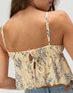 RSQ Womens Floral Bubble Babydoll Top image number 2