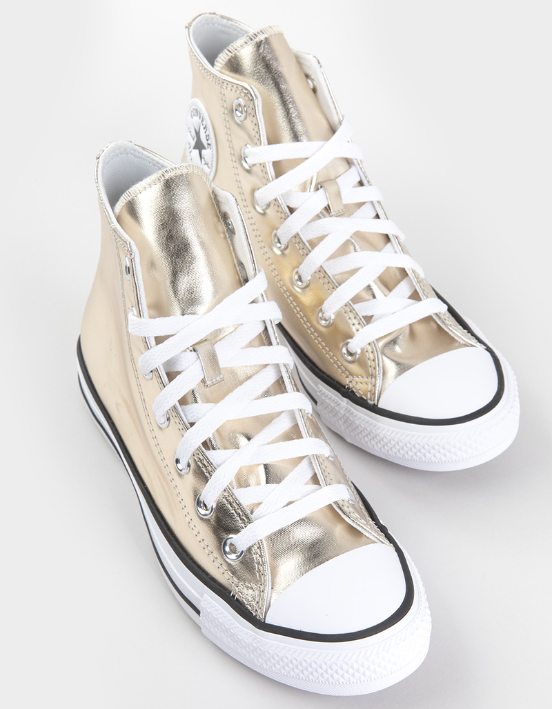 CONVERSE Chuck Taylor All Star Metallic Womens High Top Shoes image number 4