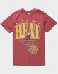NBA Miami Heat Washed Net Mens Tee image number 1