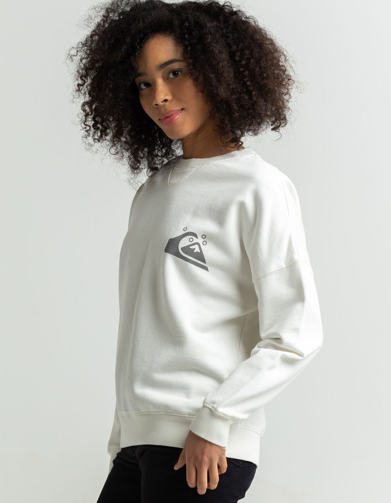 QUIKSILVER Womens Oversized Crewneck Sweatshirt image number 1
