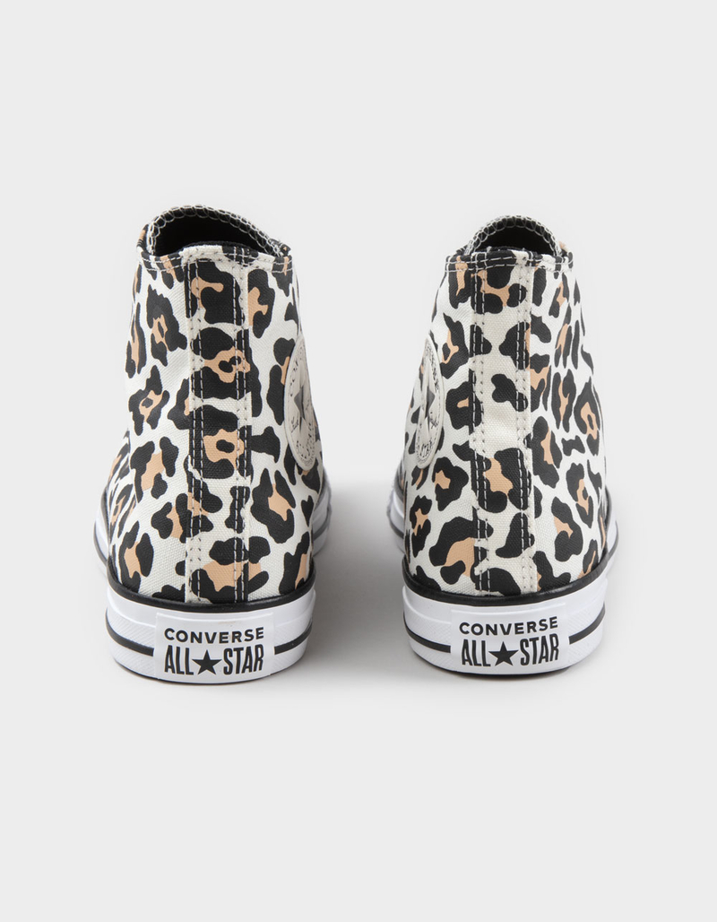 CONVERSE Chuck Taylor All Star Womens Leopard Print Shoes image number 3