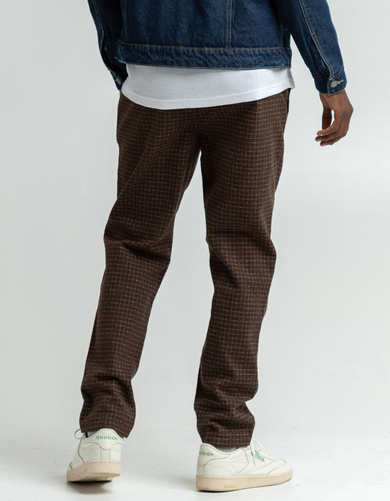 RSQ Mens Pull On Plaid Pants image number 4