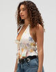 RSQ Womens Vacation Print Halter Top image number 3