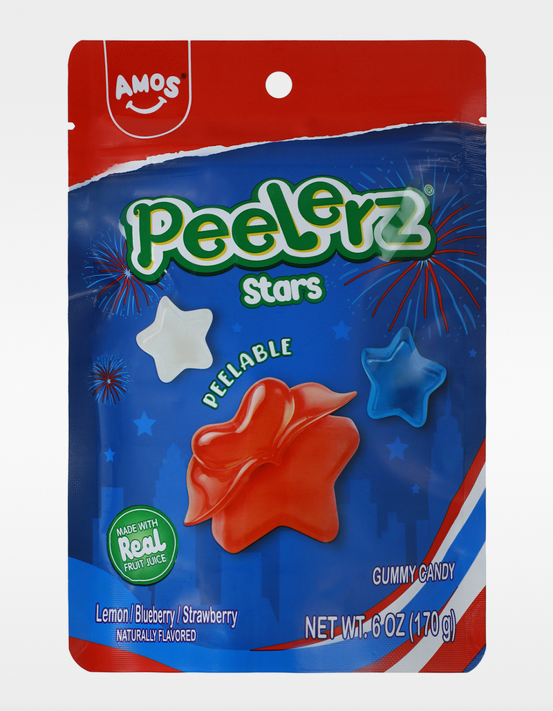 PEELERZ Stars Peelable Gummy Candy image number 0