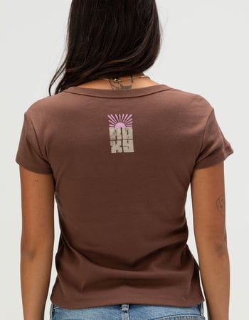 ROXY Stay Salty Womens Baby Tee Alternative Image