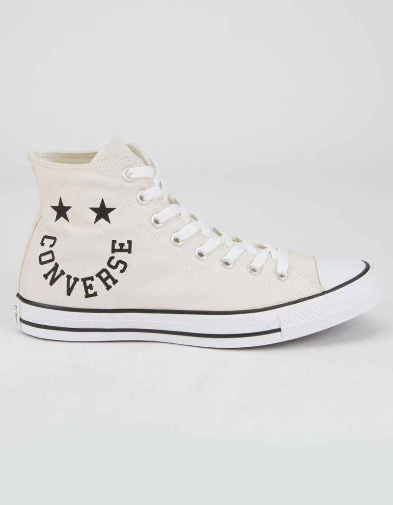 CONVERSE Cheerful Chuck Taylor All Star Egret High Top Shoes image number 0