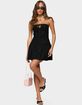 EDIKTED Cecelie Strapless Drop Waist Mini Dress image number 5