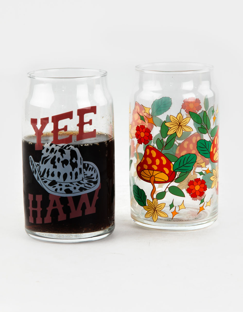 TILLYS HOME Mushroom Graphic Can Glass image number 2