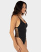 HURLEY Solid Moderate Womens One Piece Swimsuit image number 4