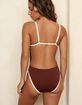 DIPPIN' DAISY'S Soul Scoop Neck High Waist One Piece Swimsuit image number 3