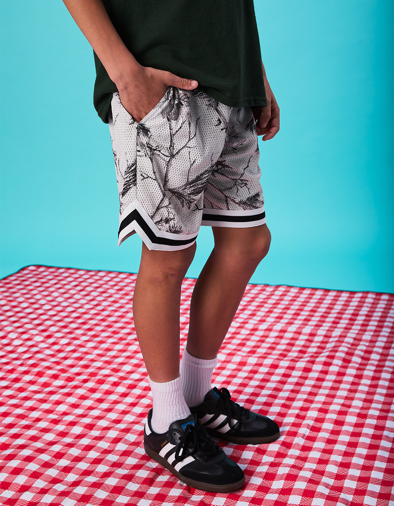 RSQ Boys Ribbed Trim Basketball Shorts image number 2