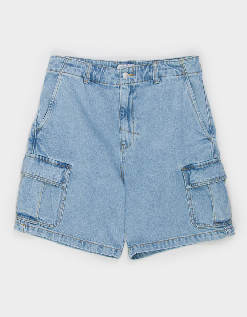 RHYTHM Mens Denim Cargo Shorts image number 0