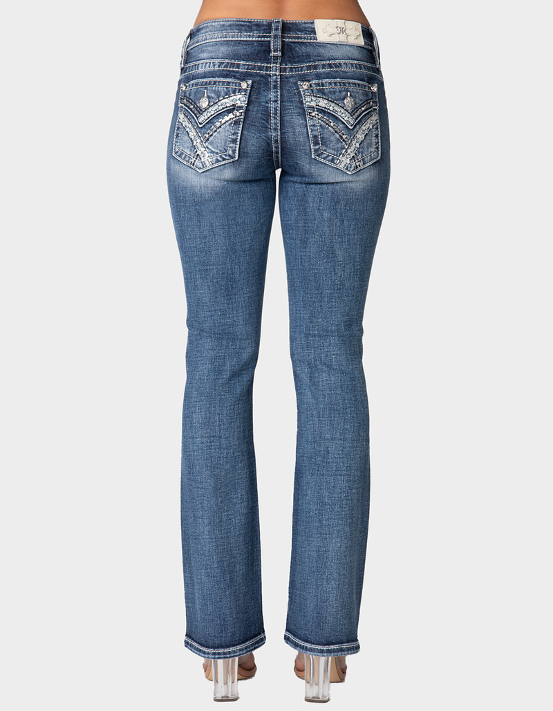 MISS ME Cross Stars Womens Bootcut Jeans image number 0