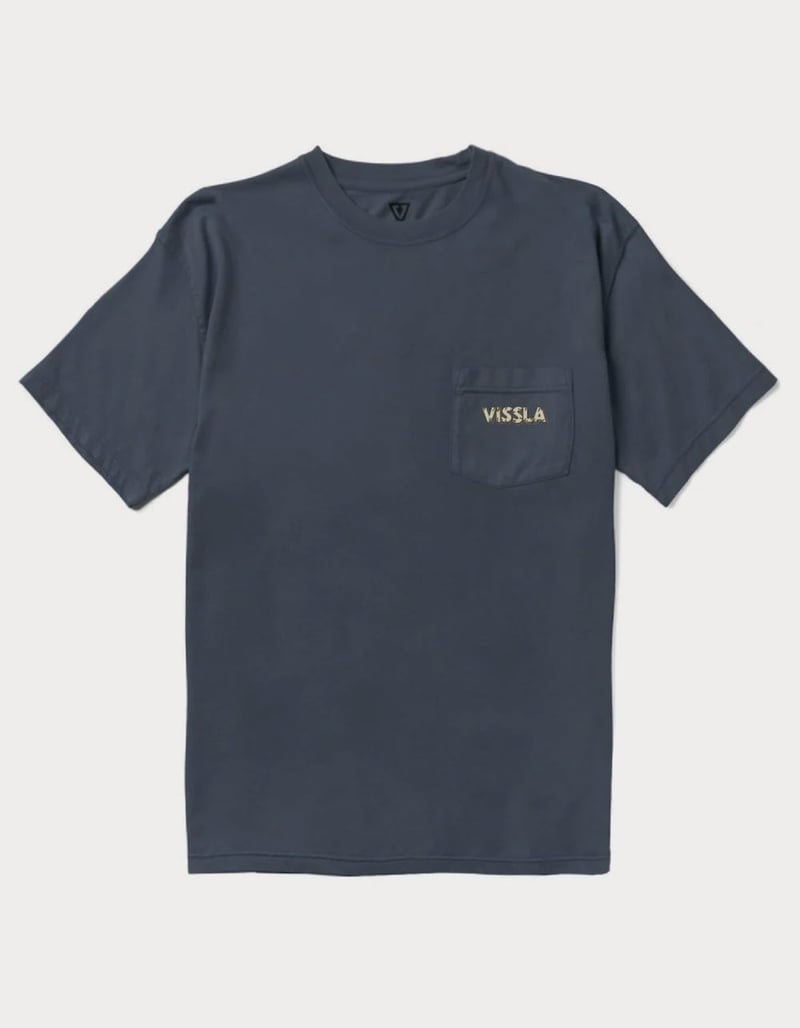 VISSLA Cutting Edge Mens Pocket Tee image number 1