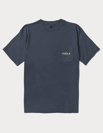 VISSLA Cutting Edge Mens Pocket Tee Alternative Image