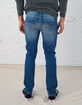 RSQ Mens Slim Medium Vintage Flex Ripped Jeans image number 5
