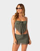 EDIKTED Ariyah Open Tie Back Womens Top image number 1