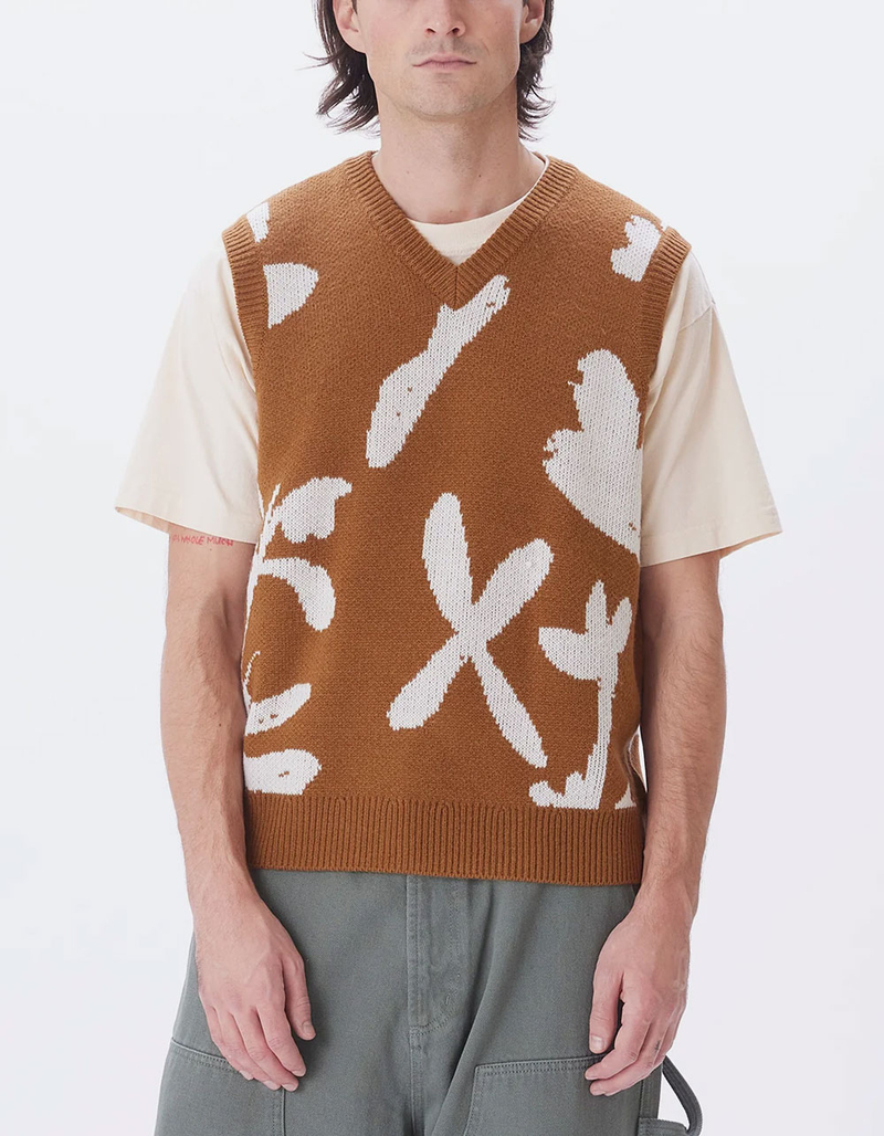 OBEY Amir Mens Sweater Vest image number 0