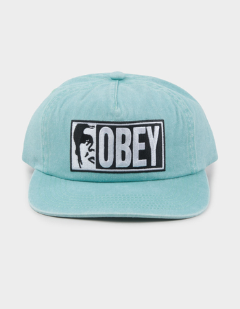 OBEY Half Icon Pigment 5 Panel Strapback Hat Alternative Image