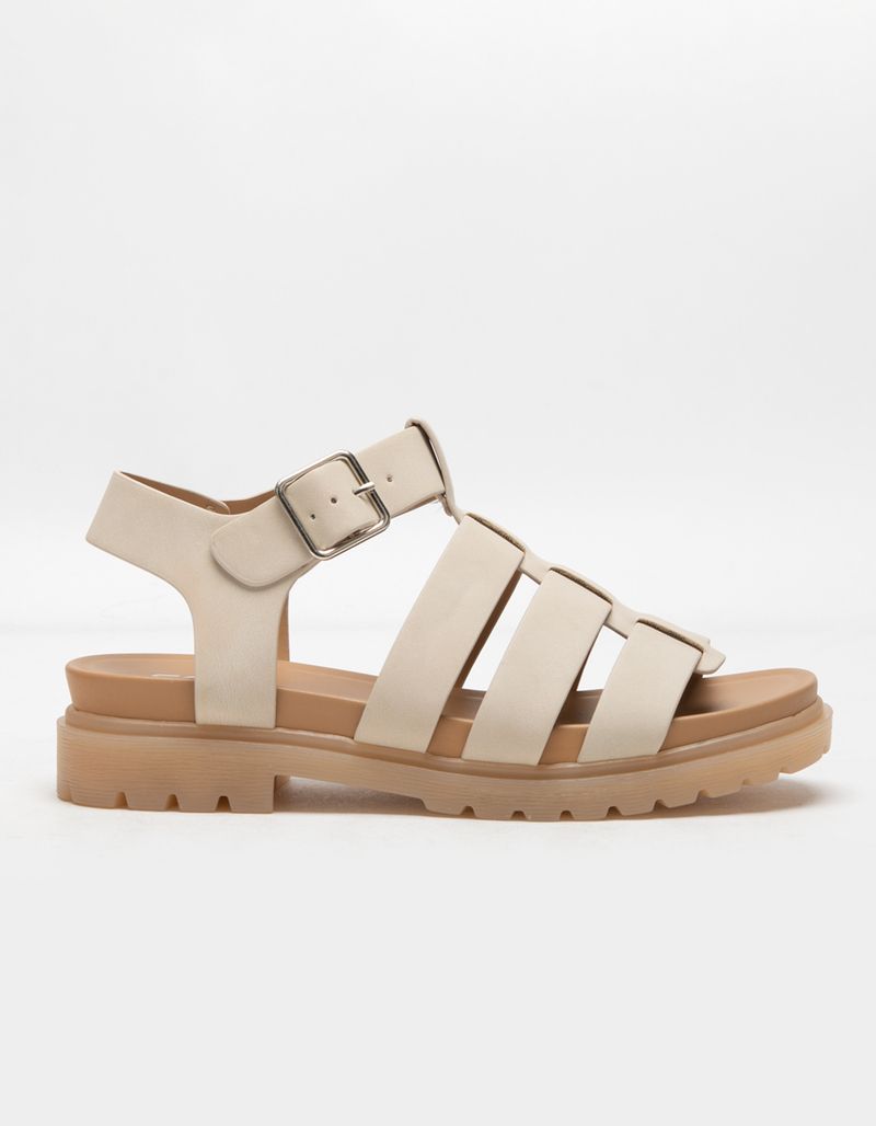SODA Caged Ankle Strap Womens Sandals image number 1