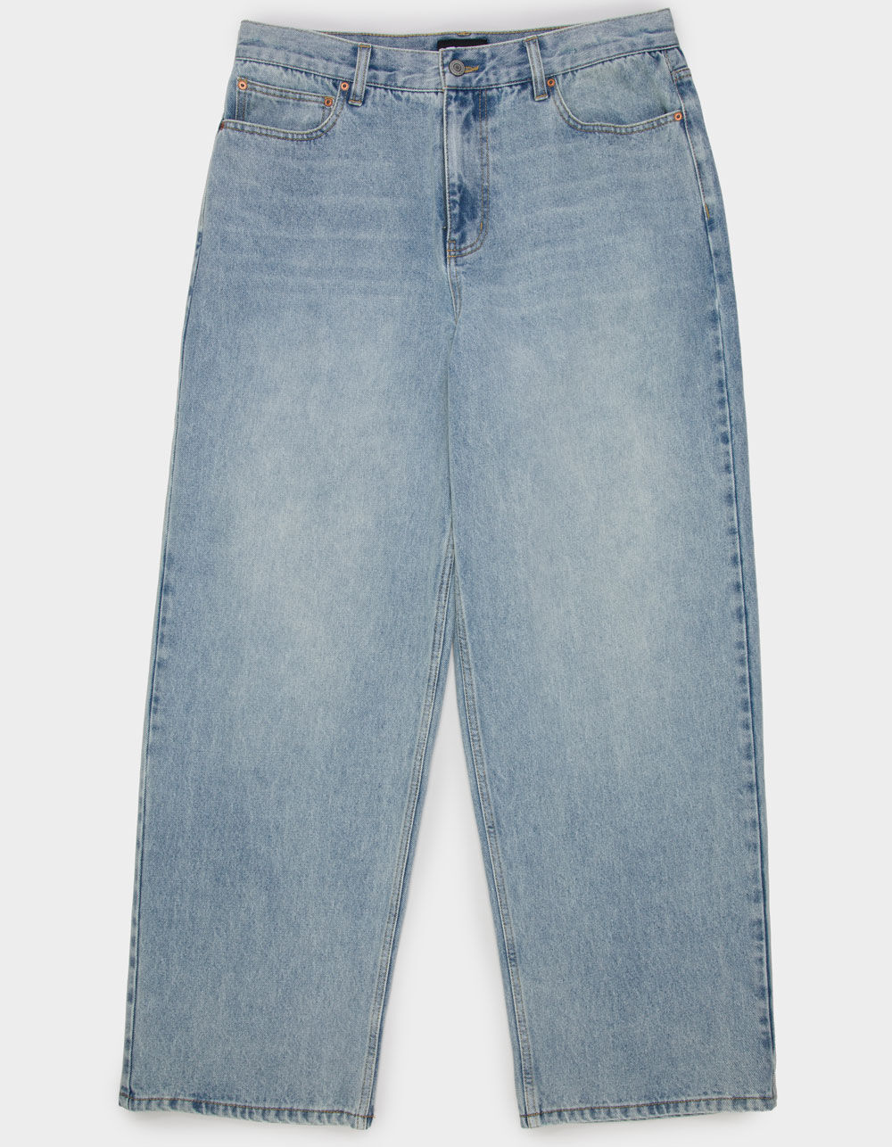 RSQ Mens Extra Baggy Embroidered Jeans - LIGHT INDIGO | Tillys