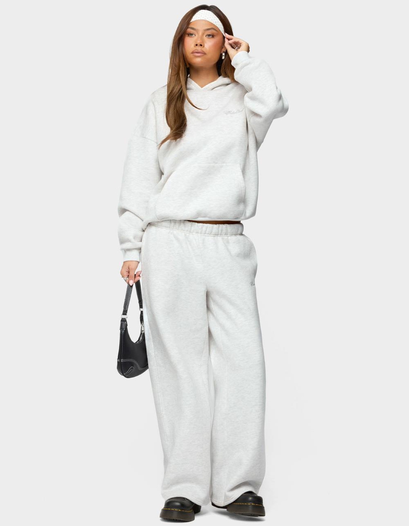 EDIKTED Basic Girl Wide Leg Edikted Sweatpants image number 4