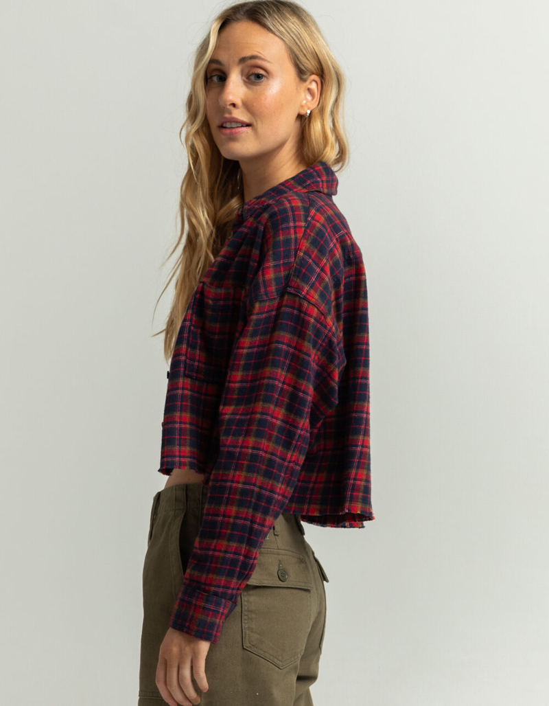 BDG Urban Outfitters Brendan Womens Cropped Flannel image number 1