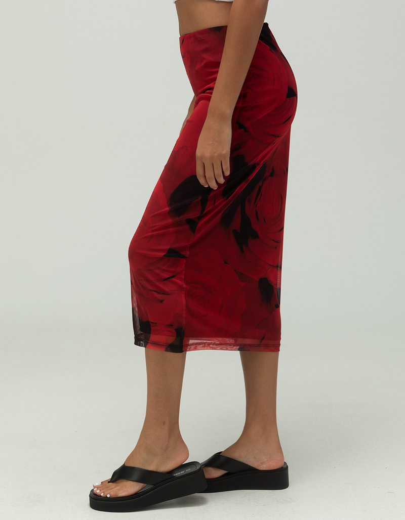 NOSIY MAY Rosa Womens Mesh Ankle Skirt image number 2