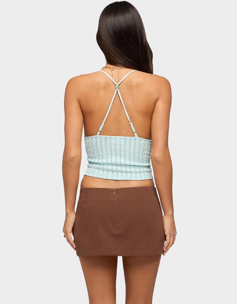 EDIKTED Alitah Bead Textured Tank Top image number 2