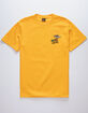 DARK SEAS Para-Dice Mens Gold T-Shirt image number 2