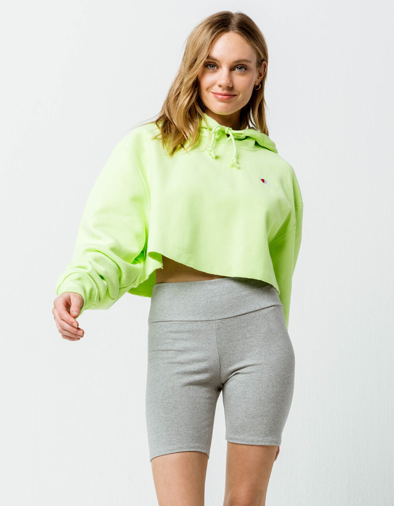 FULL TILT High Waisted Heather Gray Womens Biker Shorts image number 0