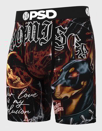 PSD Broken Promises Delusion Mens Boxer Briefs Alternative Image