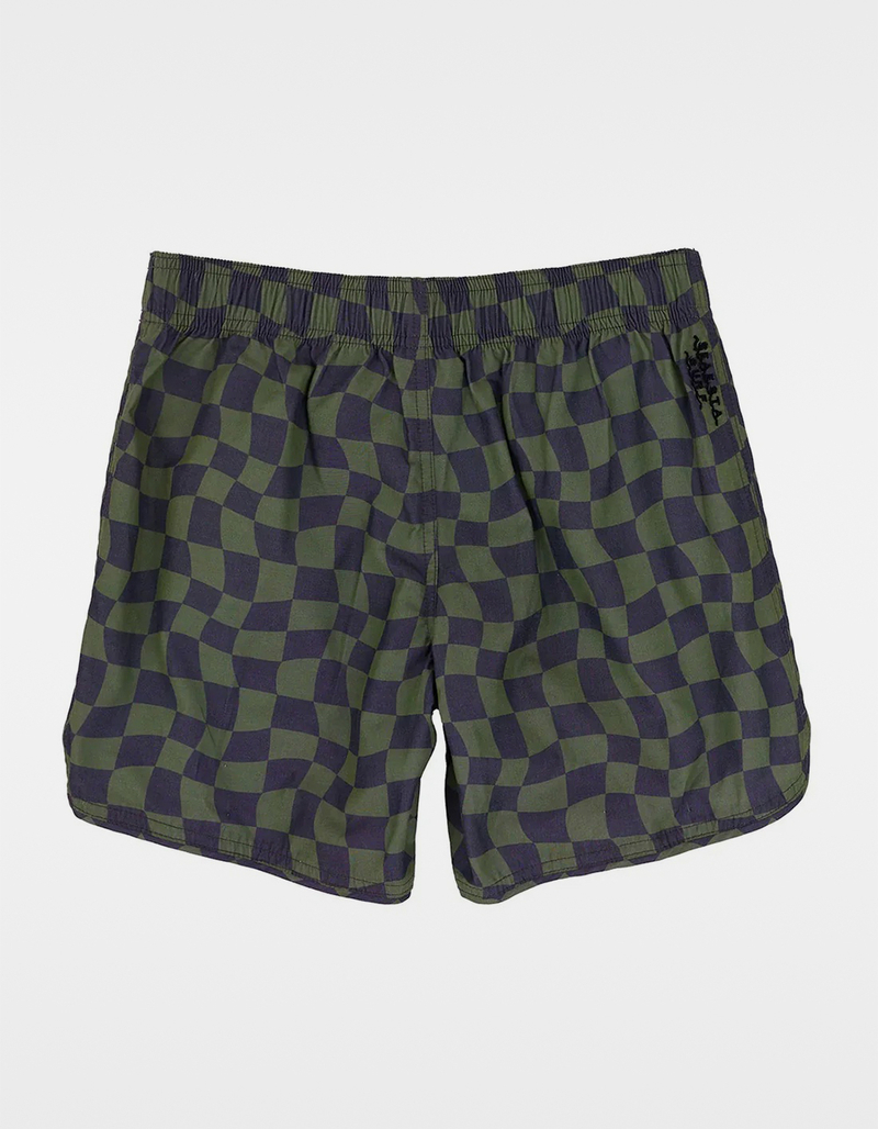 SEAESTA SURF Wavy Checks Boys Boardshorts image number 1