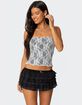 EDIKTED Allison Lace Tube Top image number 1