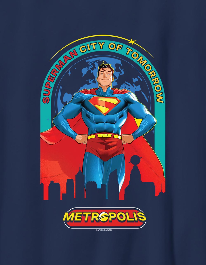 SUPERMAN Metropolis City Of Tomorrow Unisex Kids Tee image number 1