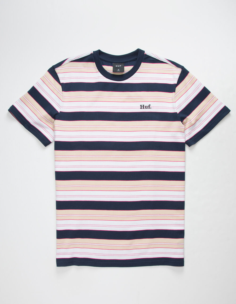 HUF Domestic Stripe Mens T-Shirt image number 0